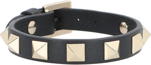 Valentino Garavani - Rockstud Leather bracelet-1